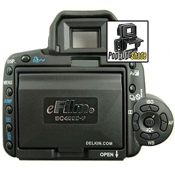 Delkin Devices DC400D-P Pop-Up Shade Protective LCD Screen Protector for Canon Rebel XTi