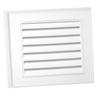 Duraflo 626043-00 12-Inch Square Gable Vent, White view 1