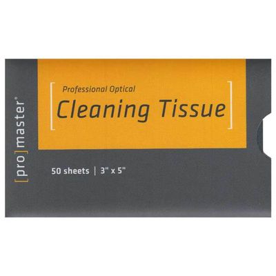 Promaster OpticClean Professional Lens Tissue - 50 Sheet Booklet