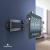 Matney Universal Tablet Wall Mount Holder - Adjustable Swivel Arm 360 Rotating Hands-Free Flexible Viewing - Fits 2.25" to 11" Tablet/Phone in Home, Kitchen Office, Bedroom view 2