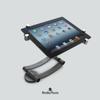 Matney Universal Tablet Wall Mount Holder - Adjustable Swivel Arm 360 Rotating Hands-Free Flexible Viewing - Fits 2.25" to 11" Tablet/Phone in Home, Kitchen Office, Bedroom view 3