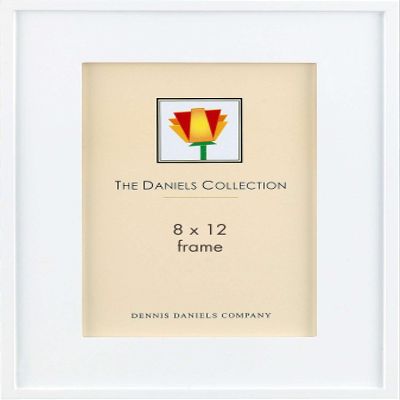 ONE-STEP gallery style frame in white-stain by Dennis Daniels - 8x12