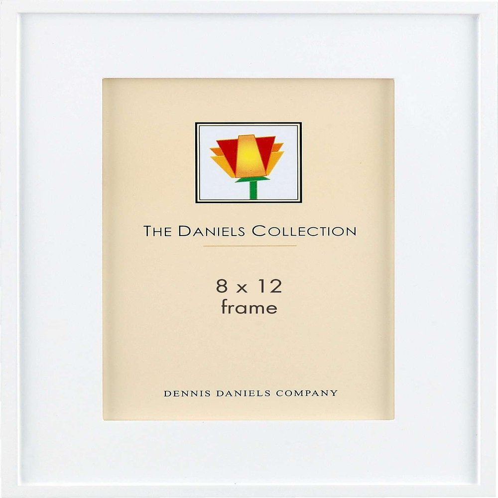 ONE-STEP gallery style frame in white-stain by Dennis Daniels - 8x12