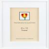 ONE-STEP gallery style frame in white-stain by Dennis Daniels - 8x12 view 1