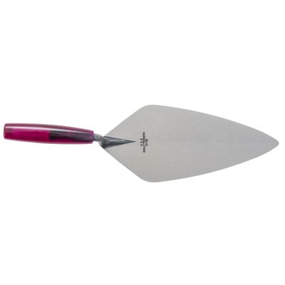 MARSHALLTOWN London Brick Trowel, 13 x 5 3/8 Inch Masonry Tool, Wood Handle, Made in the USA, 33P13