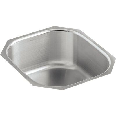 Kohler K-3336-NA 1-Bowl Undermount Bar/Prep Sink Stainless Steel