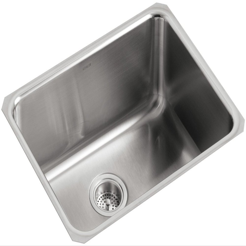 Kohler K-3332-NA Undertone Extra-Large Squared Undercounter Kitchen Sink