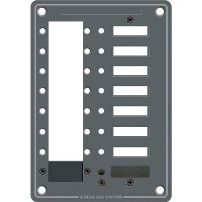Blue Sea Systems C-Series DC Panel 8 Position Circuit Breaker