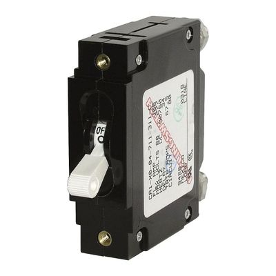 Blue Sea Systems 7350 C-Series White Toggle Single Pole 5A Circuit Breaker