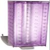 Azar Displays 700231-PUR 4" W x 4" D x 12" H Four-Sided Revolving Pegboard Display with Extension Rod in Translucent Purple view 1