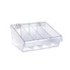 Azar Displays 556132 12" W x 8" D x 5.75" H Divider Bin (4 Pack) view 1