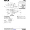 KOHLER 2054-96 Soho Wall-Mount/Concealed Arm Carrier Arm Bathroom Sink with 4-Inch Centerset Faucet Holes, Biscuit view 2