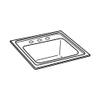 Elkao|#Elkay BLRQ15602 18 Gauge Stainless Steel 15 Inch x 6.125 Inch single Bowl Top Mount Bar/Prep Sink, view 3
