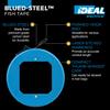 Ideal Electrical 31-010 Blued Steel Fish Tape 50 ft. Blued Steel Fish Tape w/Formed Hook & Thumb-Winder Case, 1600 lb. Strength view 2
