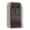 Legrand Pass & Seymour 385 50 Amp 125/250V 3 Pole 3 Wire Range Power Outlet Surface Receptacle, NEMA 10 50R, Black (1 Count) view 1
