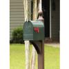 Gibraltar Mailboxes Elite Large Capacity Galvanized Steel Green, Post-Mount Mailbox, E1600G00 view 4