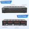 Pyle Home Premium New and Improved 6 Zone Channel Speaker Switch Selector Switch Box Hub Distribution Box for Multi-Channel High Powered Stereo Amplifier A,B,C,D Switches, 6 Pairs Of speakers - PSS6 view 2