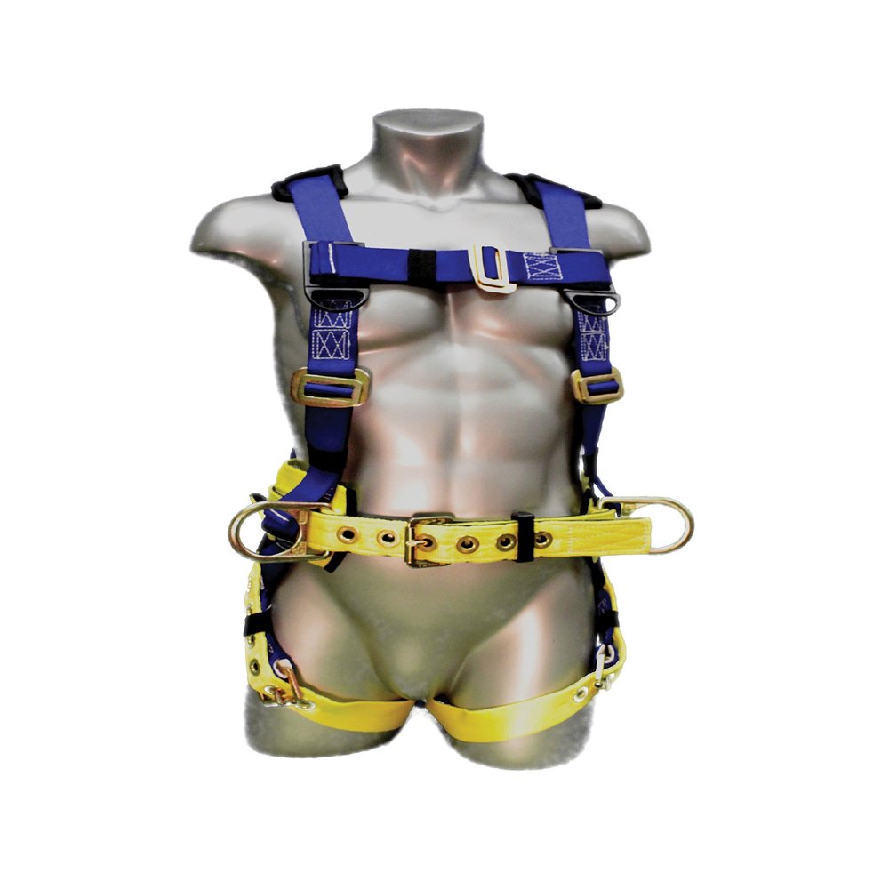 Elk River 75335 Premium Workmaster Polyester/Nylon 3 D Ring Harness with Tongue Buckles, 2X-Large