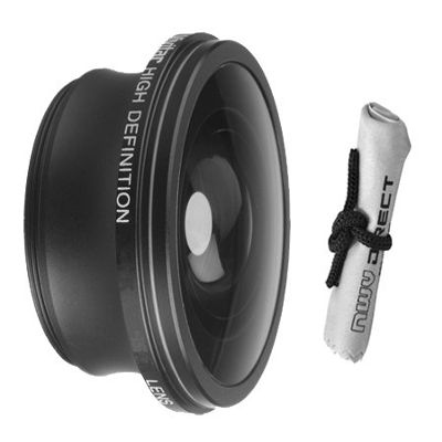 2.2X Teleconverter Lens for Sony Cyber-Shot DSC-RX100 IV + Nwv Direct Microfiber Cleaning Cloth (Includes Necessary Lens Adapters)