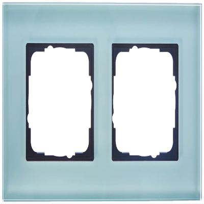 GIRA 021218 021218 Frame 2 Gang Esprit Glass Mint