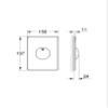 GROHE Skate Abdeckplatte, alpinwei, 38573SH0 view 3