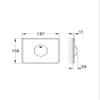 GROHE Skate Abdeckplatte, alpinwei, 38573SH0 view 4