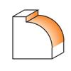 CMT 838.190.11 Roundover Bit, 1/4-Inch Shank, 1/8-Inch Radius, Carbide-Tipped view 2