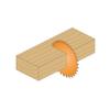 CMT ORANGE TOOLS 252.060.10 ITK FINE Cut Off 10" x60x5/8 view 4