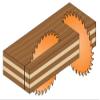 CMT 253.060.08 ITK Industrial Finish Sliding Compound Miter Saw Blade, 8-1/2-Inch x 60 Teeth 1FTG+2ATB Grind with 5/8-Inch Bore view 3