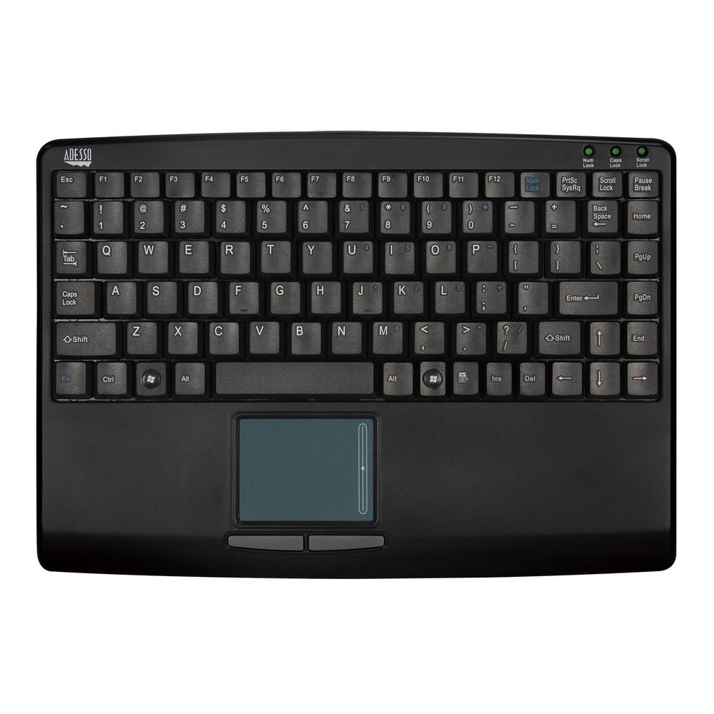 ADESSO AKB-410UB - SlimTouch Mini USB Keyboard with Built-in Touchpad