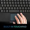 ADESSO AKB-410UB - SlimTouch Mini USB Keyboard with Built-in Touchpad view 4