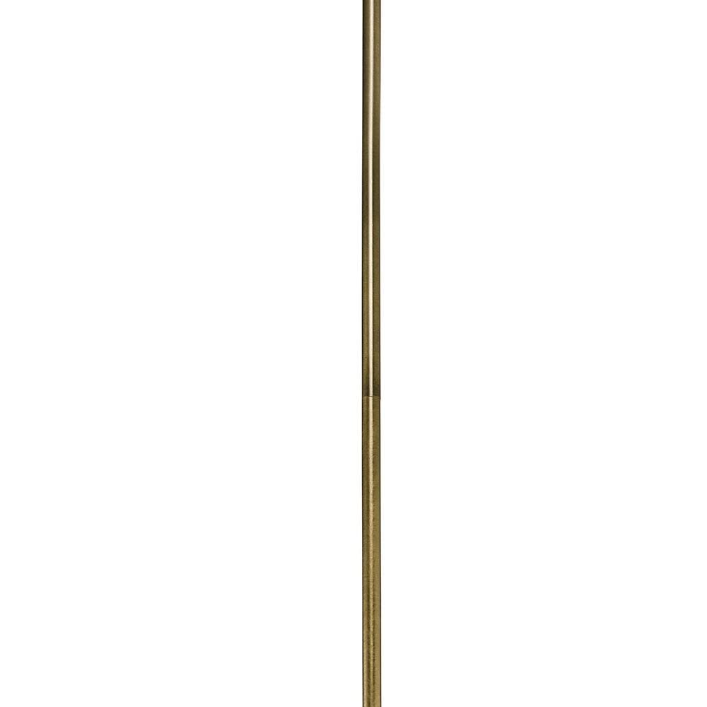 Kichler 2999NBR 0.5-Inch Diameter x 12-Inch Length Steel Lighting Stem, Natural Brass