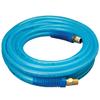 Plews & Edelmann Amflo 12-25E Polyurethane Air Hose - Non-marring, Smooth Finish, Easy to carry, Lightweight, Cold Weather Flexible, Great Indoors or Out, 1/4" X 25', Blue, 25 ft view 1