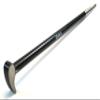 Groz 16" Roll Head Pry Bar, Forged Chrome Steel, Hardened 38-43 HRC, 9/16" Stock, Lady Foot Tapered End for Heavy Prying & Automotive Alignment (33152) view 1