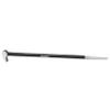 Groz 16" Roll Head Pry Bar, Forged Chrome Steel, Hardened 38-43 HRC, 9/16" Stock, Lady Foot Tapered End for Heavy Prying & Automotive Alignment (33152) view 2