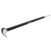 Groz 16" Roll Head Pry Bar, Forged Chrome Steel, Hardened 38-43 HRC, 9/16" Stock, Lady Foot Tapered End for Heavy Prying & Automotive Alignment (33152) view 3