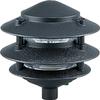 Generation Lighting Hardwired 120V Outdoor Pagoda Path Light, Black view 1