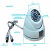 BlueFishCam Indoor Dome CCTV Camera Wide Angle Lens 3.6mm CMOS 1000TVL 24 LED Infrared Color with IR-Cut Motion Detection Security Camera view 4