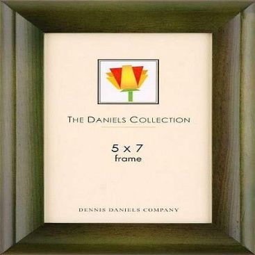 Green furniture finish CONTOUR bevel by Dennis Daniels - 5x7
