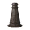 Feiss Lighting-Accessory-19.5 Inch Post Mount Base-Black Finish view 2
