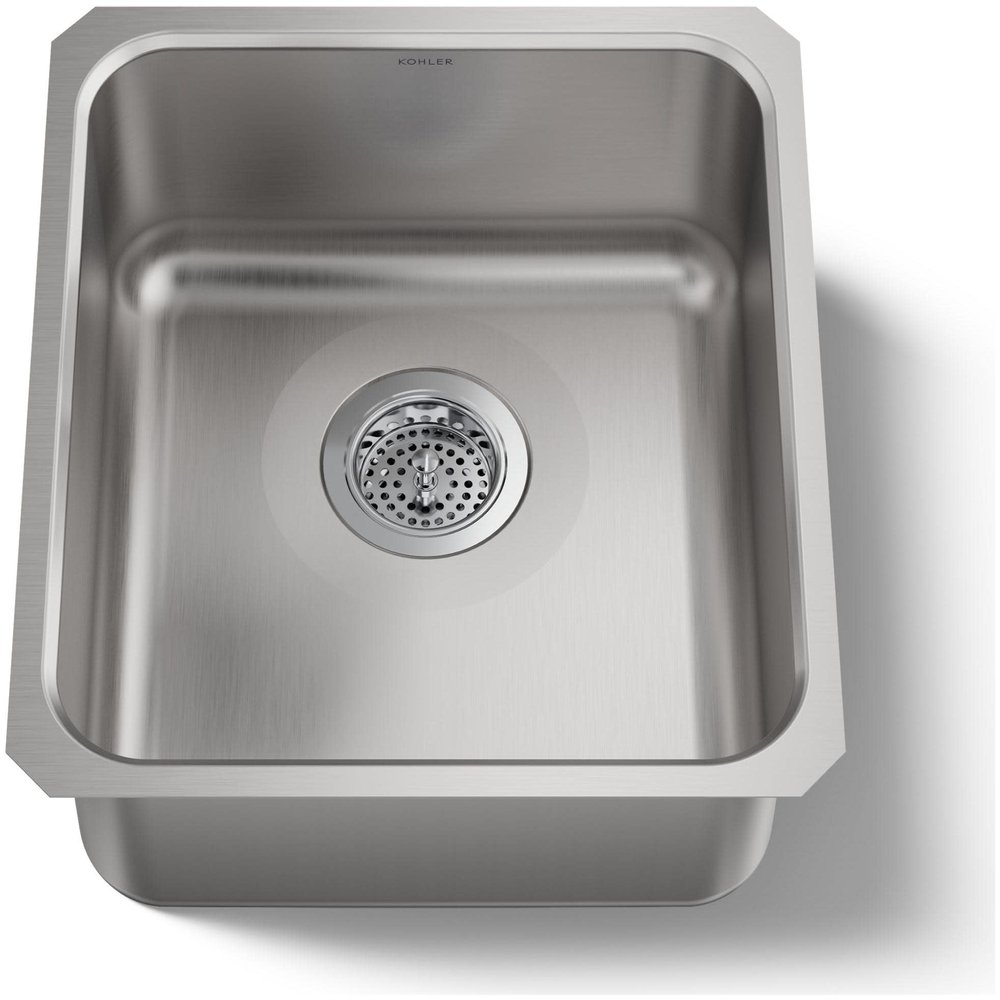 Kohler K-3331-NA Undertone Medium Squared Undercounter Kitchen Sink