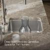 Kohler K-3331-NA Undertone Medium Squared Undercounter Kitchen Sink view 4