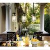 Kichler Lyndon 9.5" 1 Light Pendant with Clear Seeded Glass Brushed Aluminum view 2