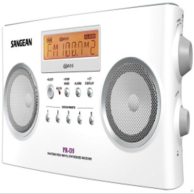 Sangean PR-D5 AM/FM-RBDS Portable Radio with Digital Tuning