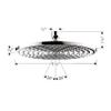 hansgrohe Raindance S 9-inch Showerhead Easy Install Modern 1-Spray RainAir Air Infusion with Airpower with QuickClean in Chrome, 27474001 view 3