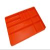 Protoco Tool Box Organization Plastic Tray with 10 Compartment, 16-Inch x 11-Inch x 1.5-Inch, Orange view 1