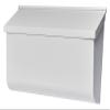 Gibraltar Mailboxes Woodlands Medium Capacity Galvanized Steel White, Wall-Mount Mailbox, L4009WW0 view 1