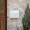 Gibraltar Mailboxes Woodlands Medium Capacity Galvanized Steel White, Wall-Mount Mailbox, L4009WW0 view 3