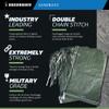 Green Sandbag Sandbags Will Hold 50 Pounds of Sand Polypropylene Olive Drab (50) view 4