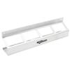 Pit Posse 305 Four Quart Oil Can Rack Holder 23" Caddy Wall Hanger Aluminum Shelf - Made in USA - Holds 4 Quarts of Motor Engine Oil - Enclosed Race Trailer Shop Garage Storage Organizer (Silver) view 4